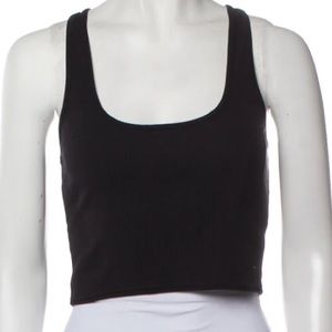 Black KITH scoop neck tank top
